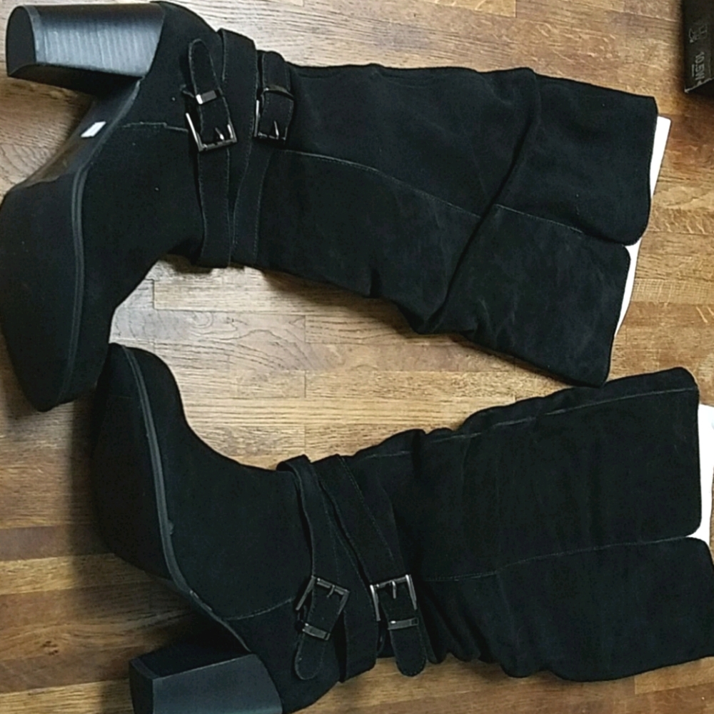 COPY - Knee high boho buckle boots